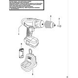 Black & Decker VPX1212 Type 1 C'less Drill/driver Spare Parts
