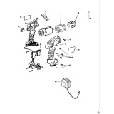 Black & Decker PS12HA Type 1 Cordless Drill Spare Parts