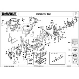 DeWalt DCS331 Type 1 18v Li-ion Xr Jigsaw Spare Parts
