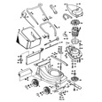 Black & Decker GR520C Type 1 Rotary Mower Spare Parts GR520C