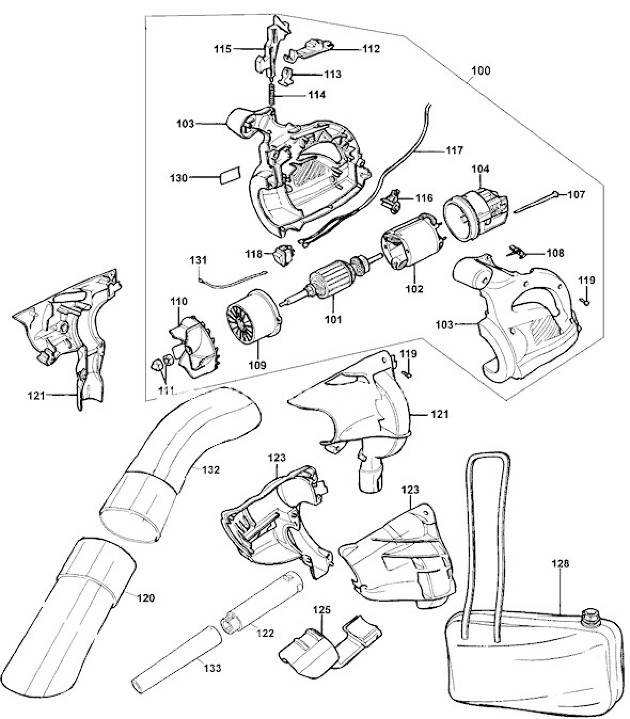 Black & Decker 9017-04 Type 1 Cordless Drill Spare Parts 9017-04