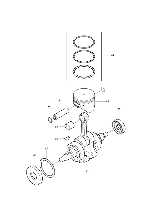 Makita BBX7600 4-stroke Petrol Blower 75.6cc Spare Parts BBX7600