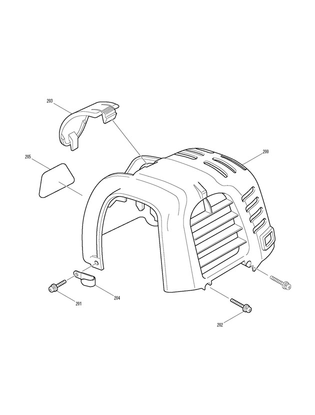 Makita BCX2510 4 Stroke 24.5cc Brush Cutter Spare Parts BCX2510