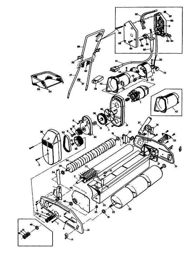 Black & Decker LR2000 Type 1 Lawnraker Spare Parts LR2000