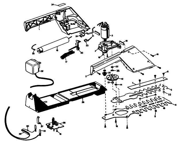 Black & Decker 8170 Type 1 Ready Trim Spare Parts 8170