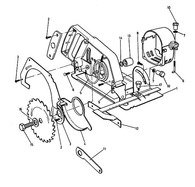 Black & Decker D983 Type 1 Saw Attachment Spare Parts D983
