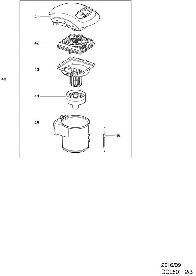 Makita DCL501 18v Cyclone Vacuum Cleaner Spare Parts DCL501
