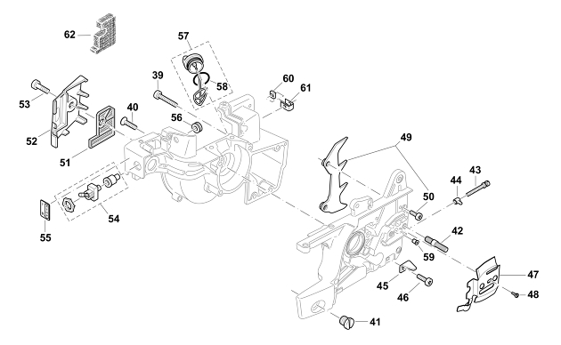 Makita DCS5200i Petrol Outdoor Chainsaw Spare Parts DCS5200i