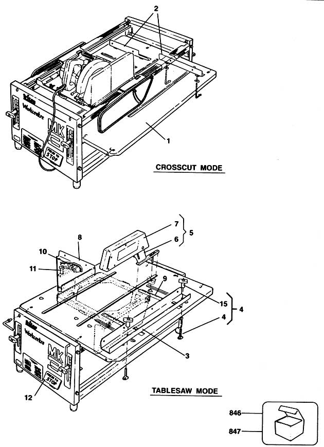 Elu EWC710B---B Type 1 Workcentre Spare Parts EWC710B---B