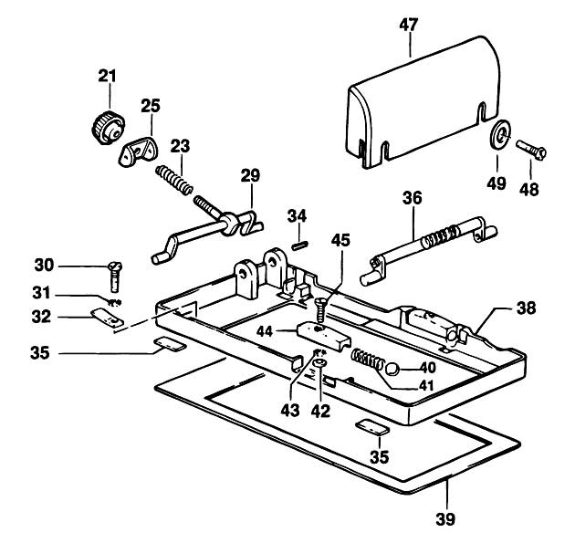 Elu E36070 Type 2 Sanding Frame Spare Parts E36070