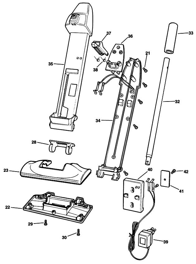Black & Decker SV600 Type 1 Stick-vac Spare Parts SV600