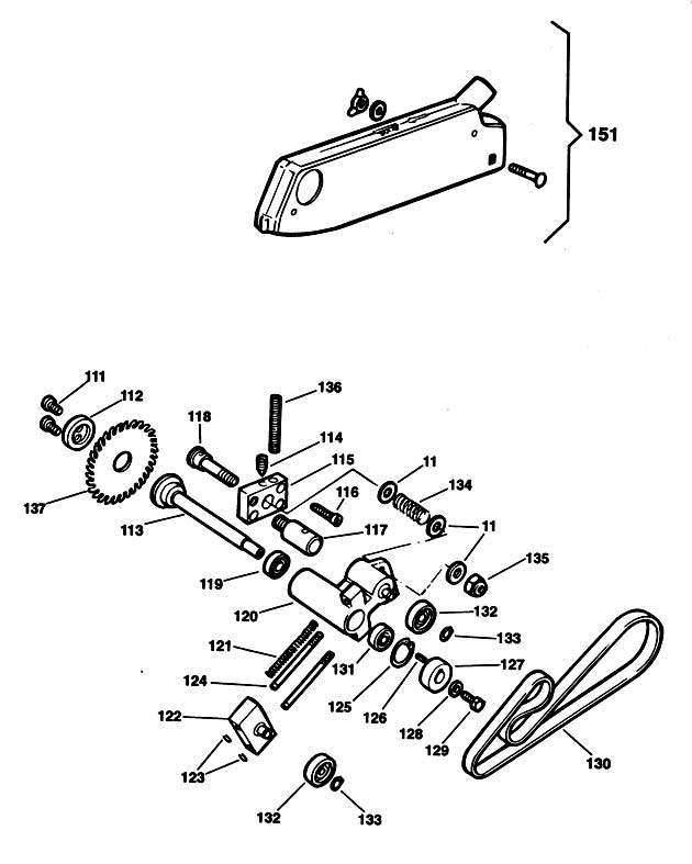 Elu EZ41101 Type 1 Scoring Attachment Spare Parts EZ41101