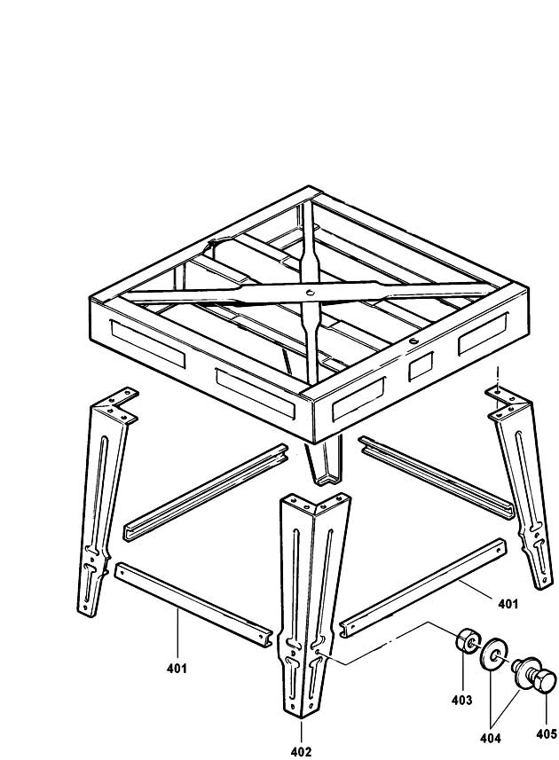 Elu RAS1503---B Type 1 Radial Arm Saw Spare Parts RAS1503---B