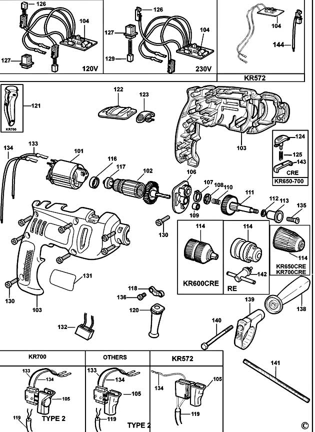 Black & Decker CM4000S Parts