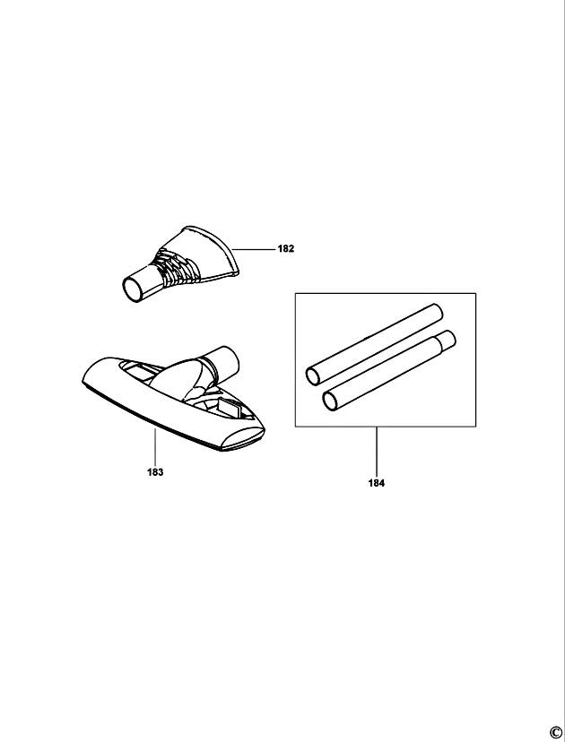Black & Decker VE100K Type 1 Floor Vac Spare Parts VE100K