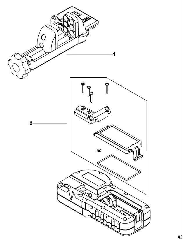 DeWalt DE0772 Type 1 Digital Laser Detector Spare Parts DE0772