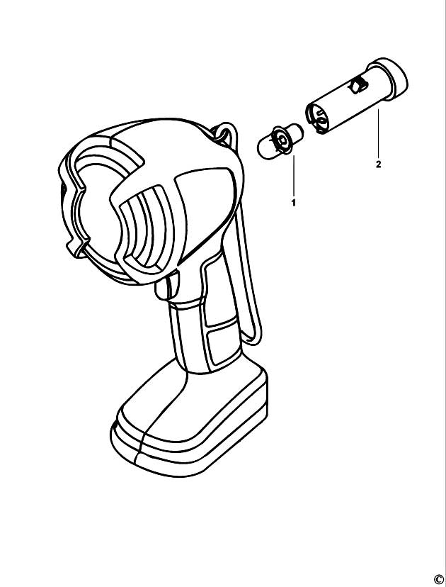 Black & Decker FSL12 Type H1 Torch Spare Parts FSL12