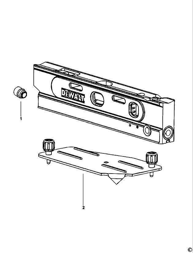 DeWalt DW099 Type 1 Laser Spare Parts DW099