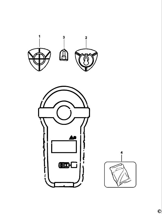 Black & Decker BDL230S Type 1 Laser Spare Parts BDL230S
