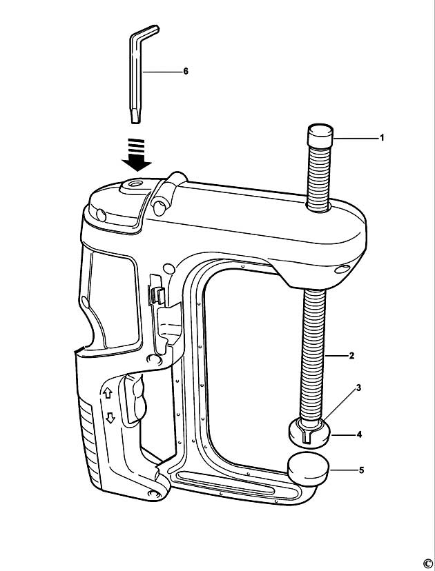 Black & Decker AC100 Type 1 Clamp Set Spare Parts AC100