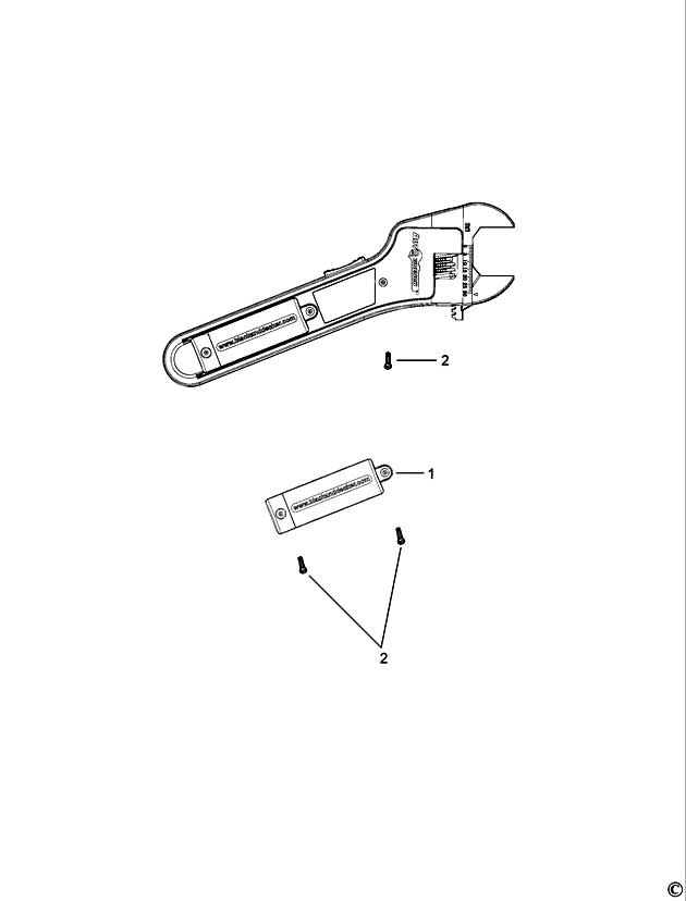 Black & Decker AAW100 Type 1 Wrench Spare Parts AAW100