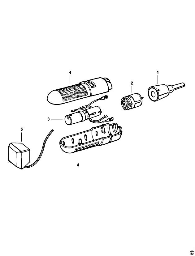 Black & Decker 9072CTN Type 1 Cordless Screwdriver Spare Parts 9072CTN