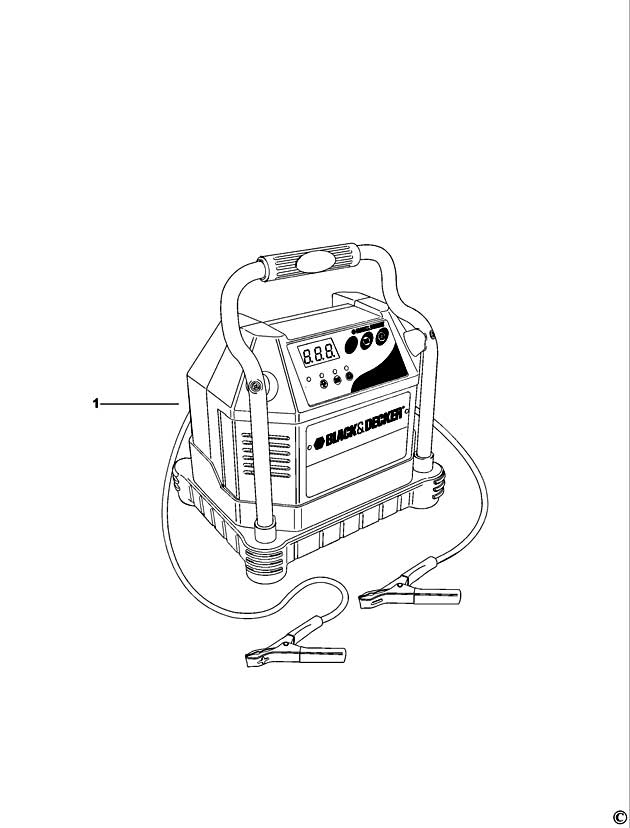 Black & Decker BDV1084 Type 1 Battery Charger Spare Parts BDV1084