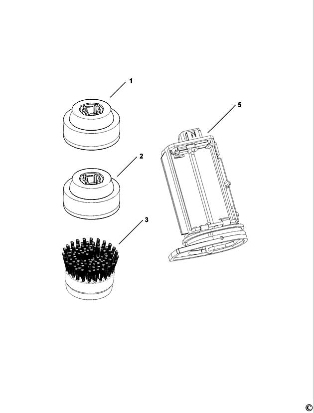 Black & Decker Z-PKS150B Type 1 Scrubbrusher Spare Parts Z-PKS150B