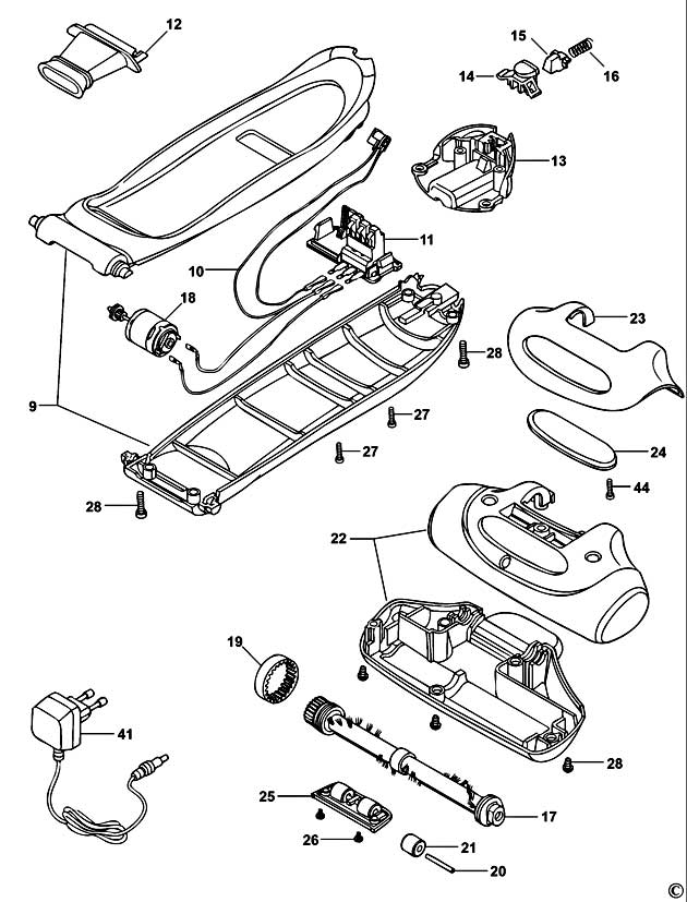 Black & Decker CFV1200 Type 1 Stick-vac Spare Parts CFV1200