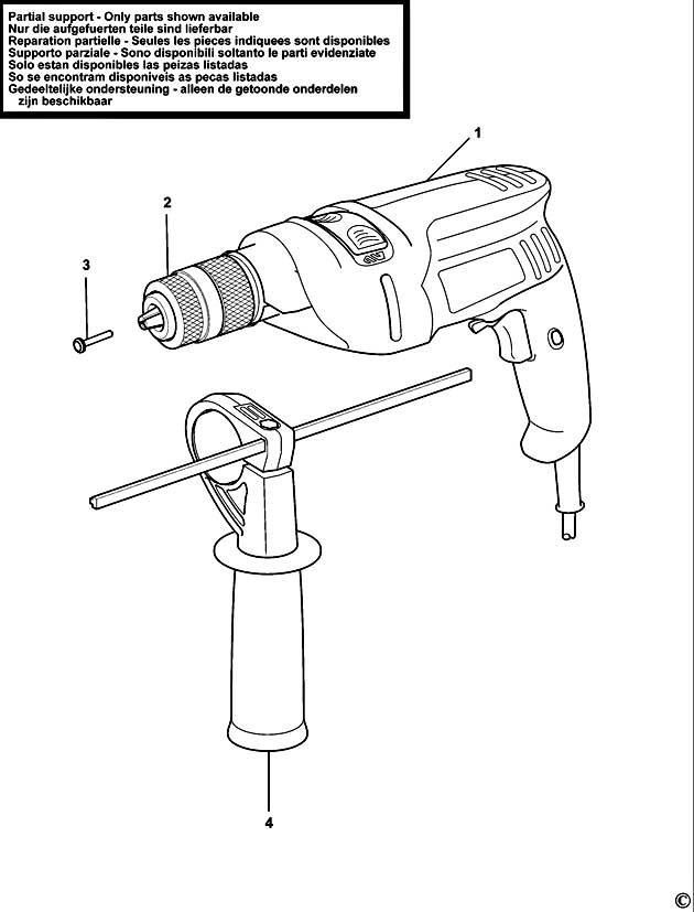 Black & Decker AST22XC Type 1 Drill Spare Parts AST22XC