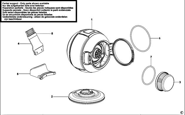 Black & Decker ORB48 Type H1 Mini Vac Spare Parts ORB48