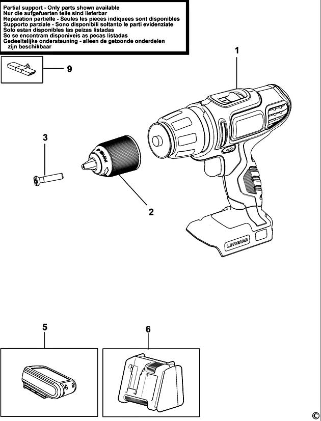 Black & Decker HP146F4LBK Type H3  Spare Parts HP146F4LBK