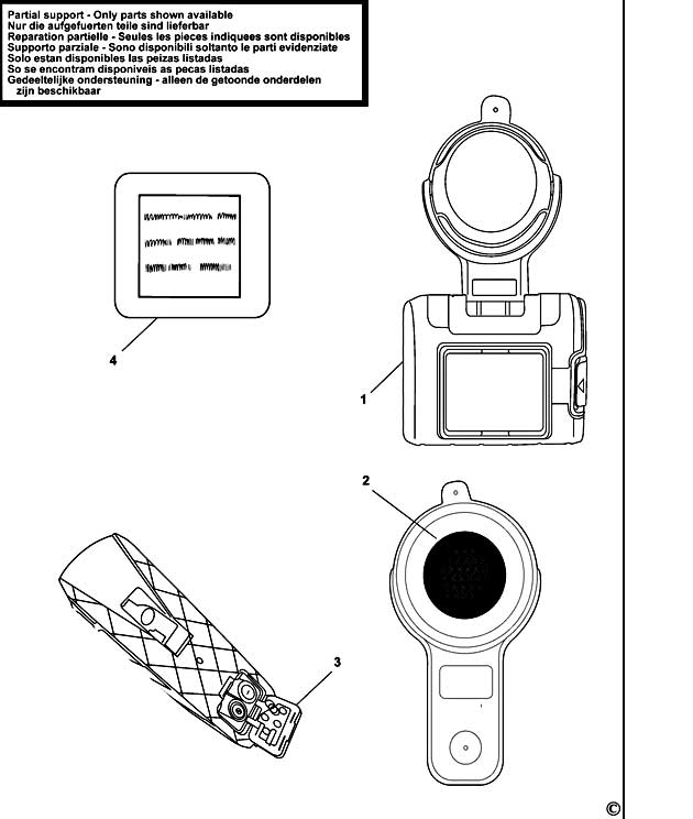 Black & Decker BDL100AV Type 1 Laser Spare Parts BDL100AV