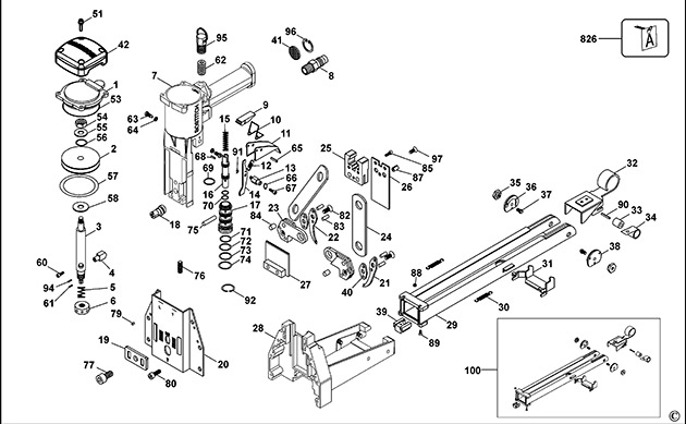 Bostitch DS-3219-E Carton Sealer Spare Parts DS-3219-E