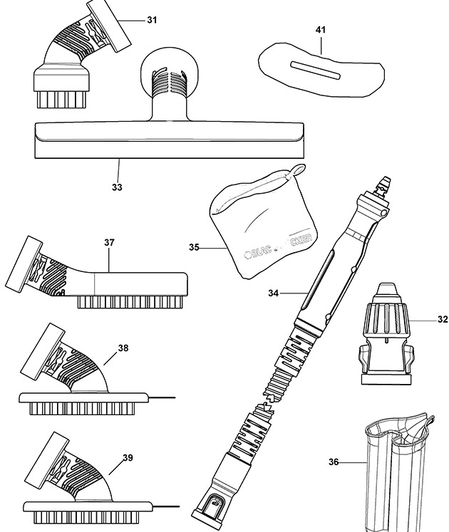 Black & Decker FSMH1621 Type 1 Steam Mop Spare Parts Part Shop Direct