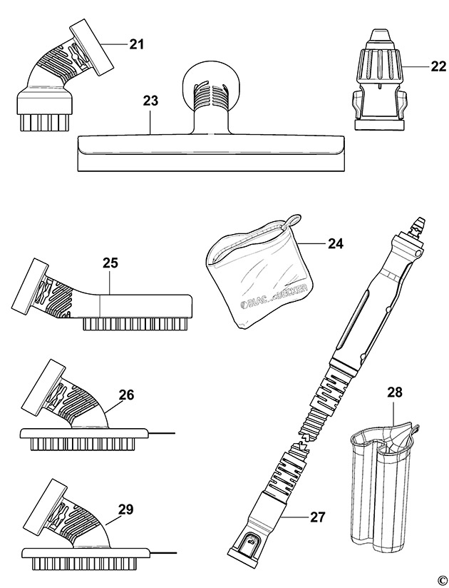 Black & Decker FSS1600 Type 1 Steam Buster Spare Parts FSS1600