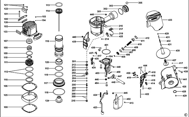 Bostitch N512C-2-E Nailer Spare Parts N512C-2-E
