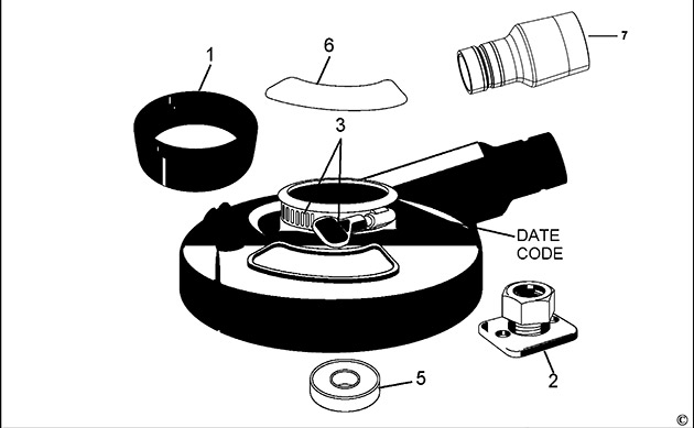 DeWalt DWE46170 Type 1 Dust Extraction Kit Spare Parts DWE46170