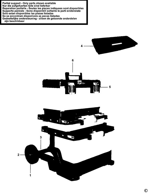 Stanley 1-95-621 Workcentre Spare Parts 1-95-621