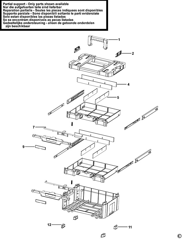Stanley FMST1-71969 Workbox Spare Parts FMST1-71969