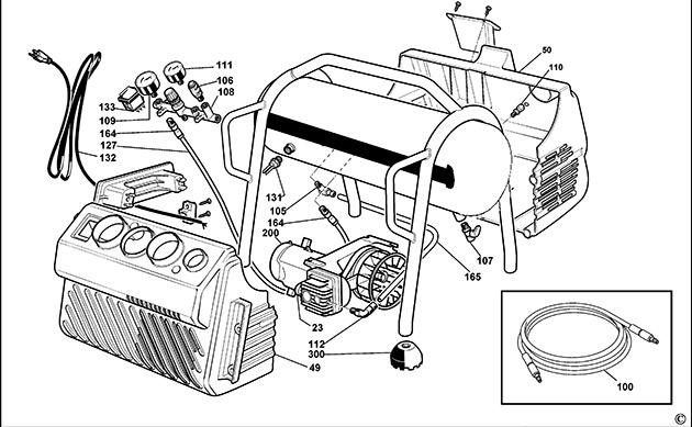 DeWalt DPC6MRC Compressor Spare Parts DPC6MRC