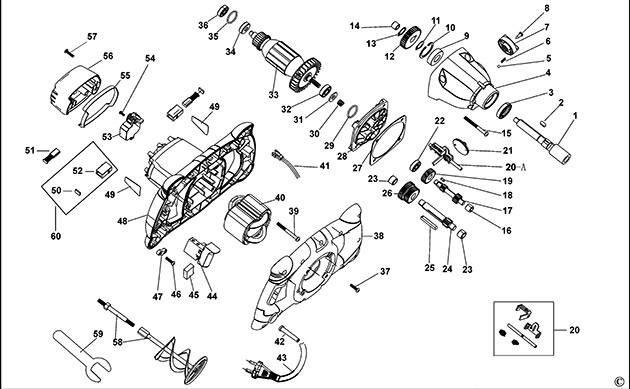 Stanley FME190 Type 1 Mixer Spare Parts FME190