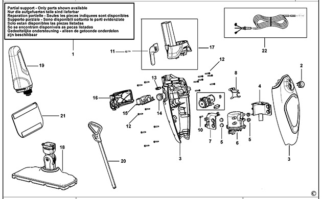 Black & Decker FSM1605 Steam Mop Spare Parts - Part Shop Direct