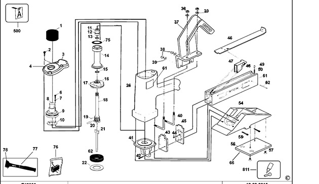 Bostitch MIIIFS Stapler Spare Parts MIIIFS