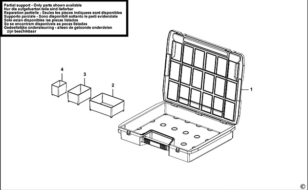Stanley 1-92-748 Organiser Spare Parts 1-92-748