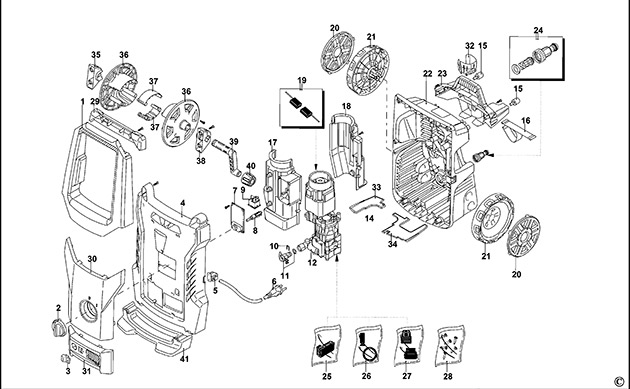 Stanley SXPW22PE Type 1 Pressure Washer Spare Parts SXPW22PE