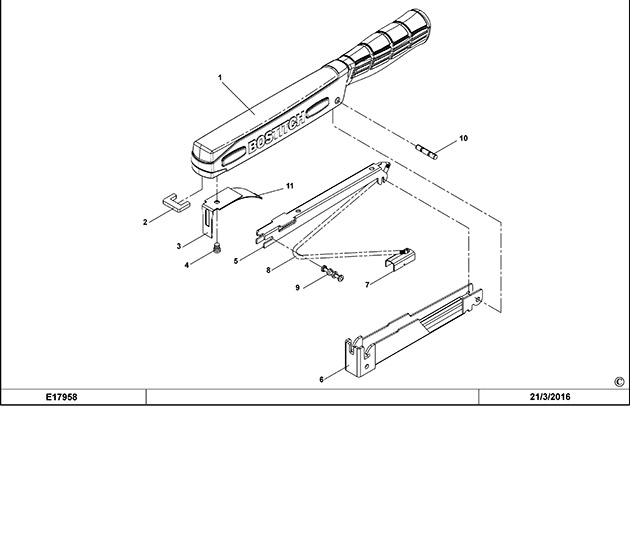 Bostitch H30-8-E Type REV D Stapler Spare Parts H30-8-E