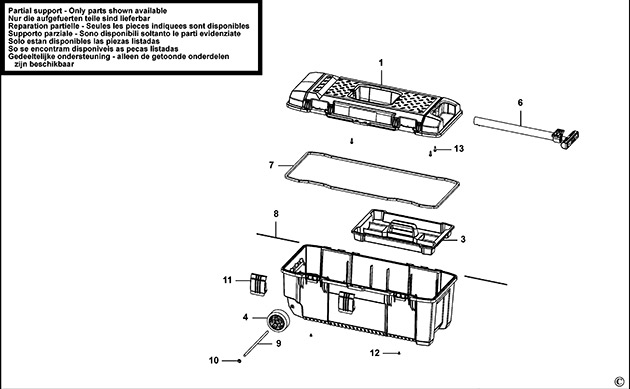 Stanley FMST1-75761 Workbox Spare Parts FMST1-75761