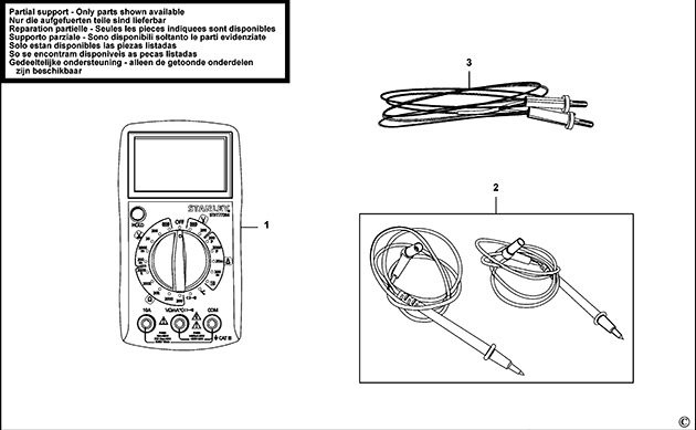 Stanley STHT0-77364 Multimeter Spare Parts STHT0-77364