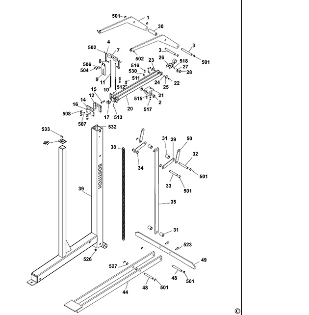 Bostitch F84-138 Type REV 0 Stapler Spare Parts F84-138